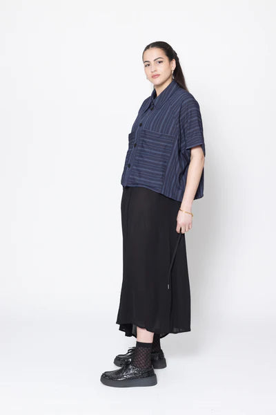 Company Of Strangers Admiration Shirt - Navy Stripe