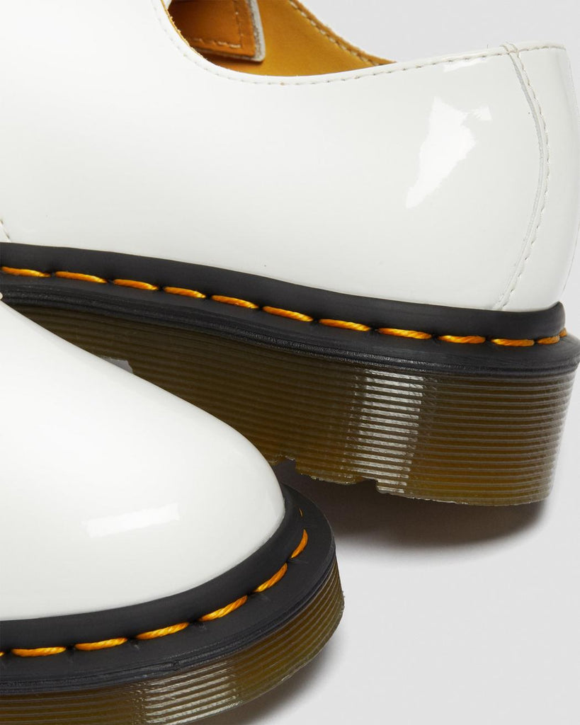 Dr. Martens 1461 3 Eye Shoe - Patent White