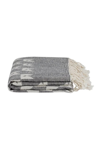Karen Walker Monogram Turkish Towel Dark Olive .is this Love