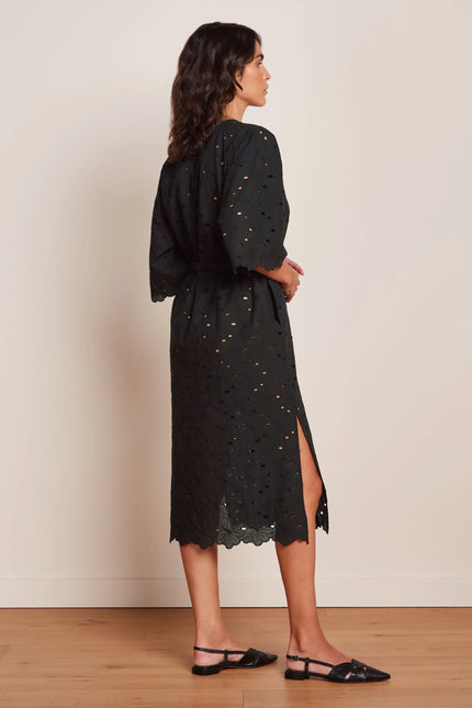 King Louie Kiki Kaftan - Brava Broderie - Black