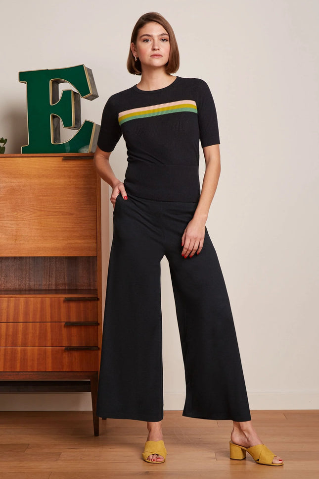 King Louie Agnes Top - Vela - Black