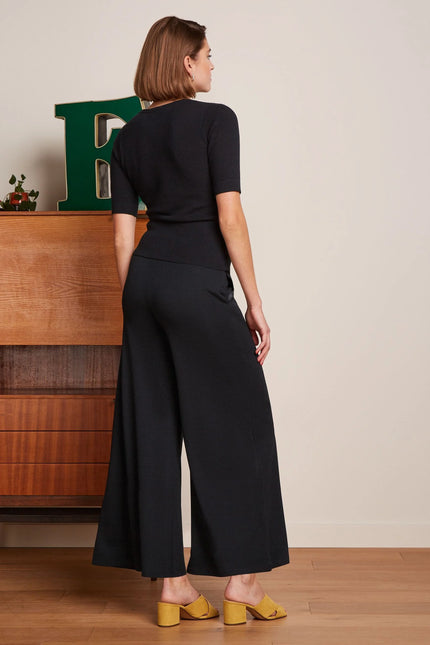 King Louie Agnes Top - Vela - Black