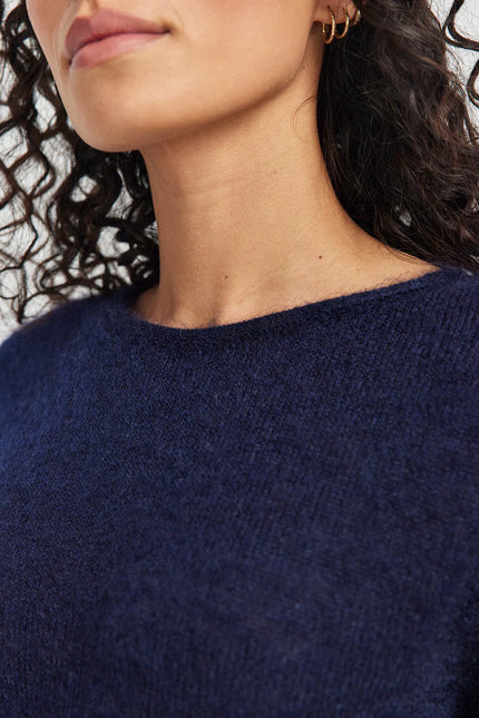 Untouched World June Knit Tee - Deep Ocean