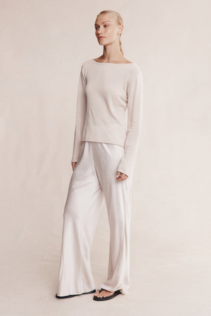 Marle Jill Knit Top - Pearl