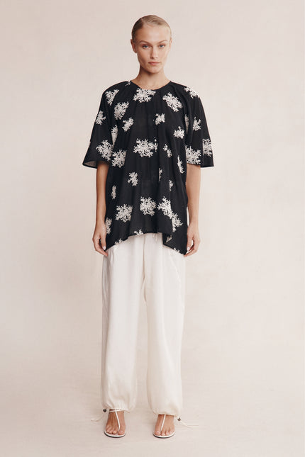 Marle Liberty Short Sleeve Shirt - Rice Flower