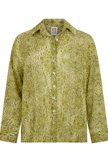 Kinga Csilla Viper Dorato Shirt - Pistachio