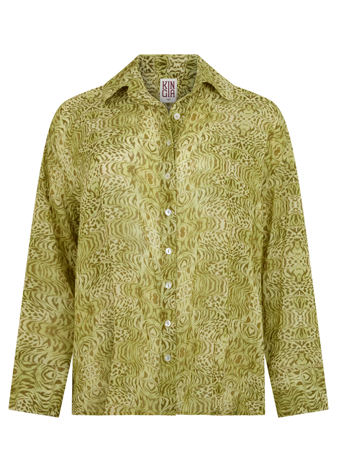 Kinga Csilla Viper Dorato Shirt - Pistachio