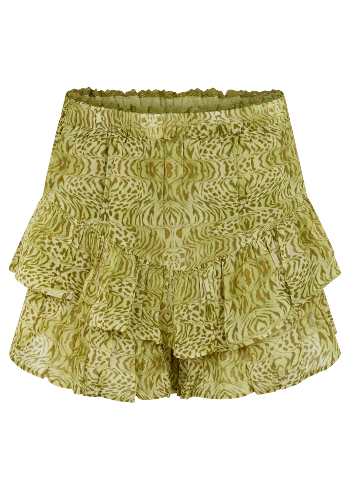 Kinga Csilla Viper Fae Frill Skort - Pistachio