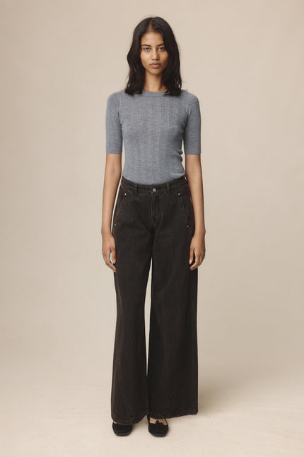 Marle Panel Jean - Tobacco
