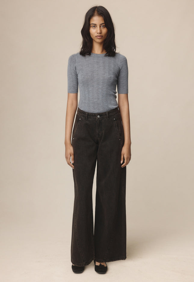 Marle Panel Jean - Tobacco