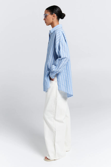 Karen Walker Oversized Walker Shirt - Blue