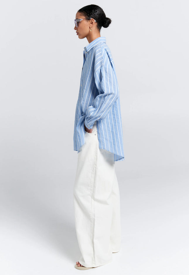 Karen Walker Oversized Walker Shirt - Blue