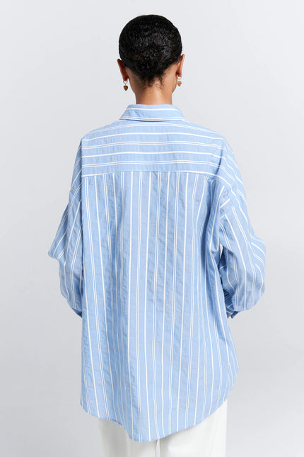 Karen Walker Oversized Walker Shirt - Blue
