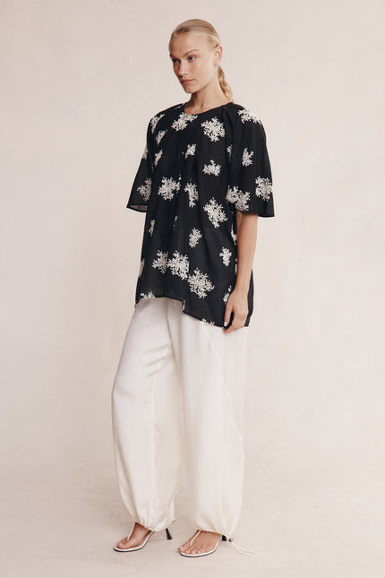 Marle Liberty Short Sleeve Shirt - Rice Flower