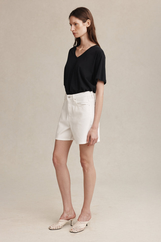 Marle Classic Jean Short ~ Blanc