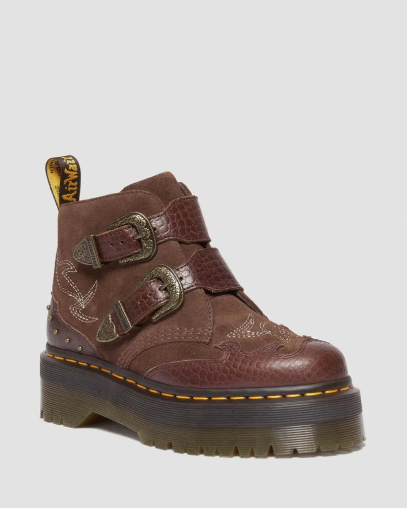Dr martens strap boots hot sale