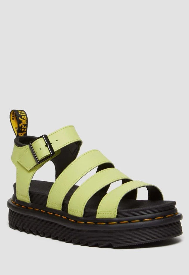 Dr. Martens Blaire 3 Strap Sandal - Athena - Lime Green