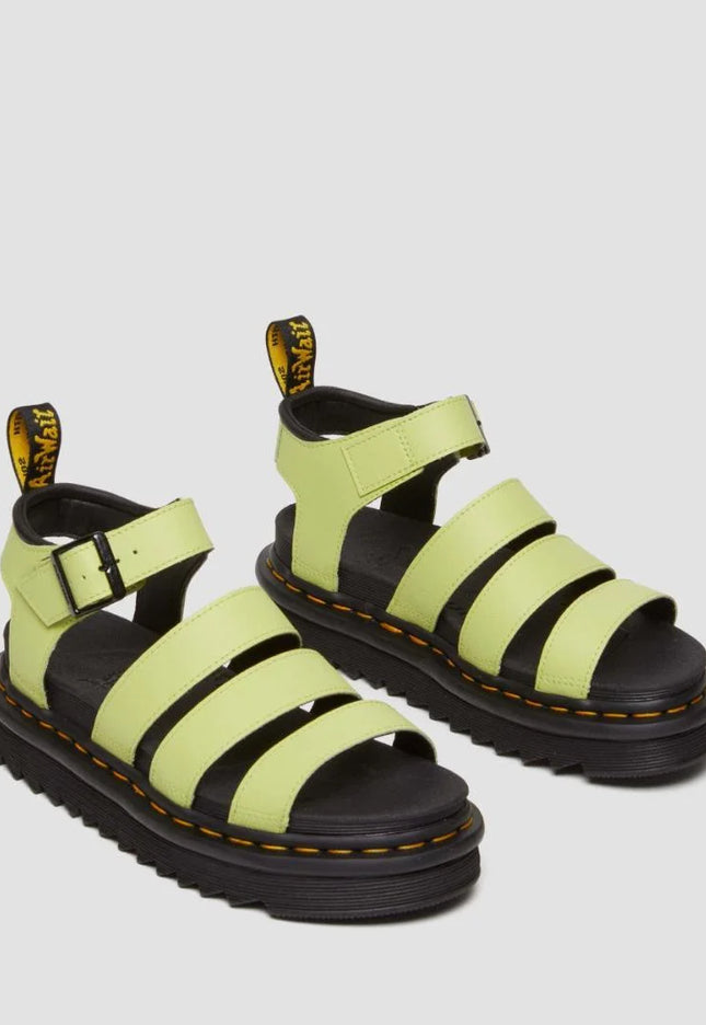 Dr. Martens Blaire 3 Strap Sandal - Athena - Lime Green
