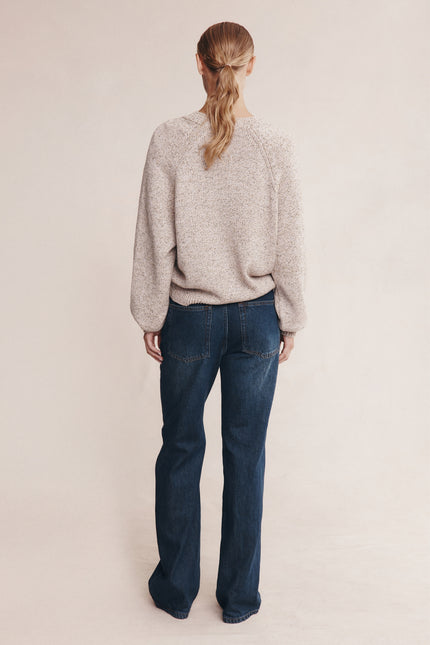 Marle Moss Sweater - Fleur Speckle