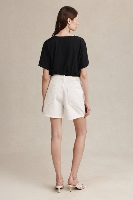 Marle Classic Jean Short ~ Blanc