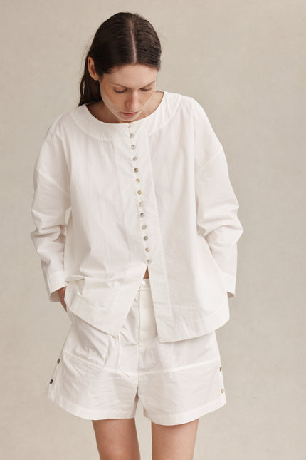 Marle Diya Shirt - Blanc