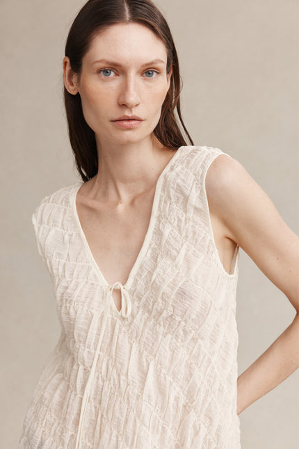 Marle Blanche Top - Ivory