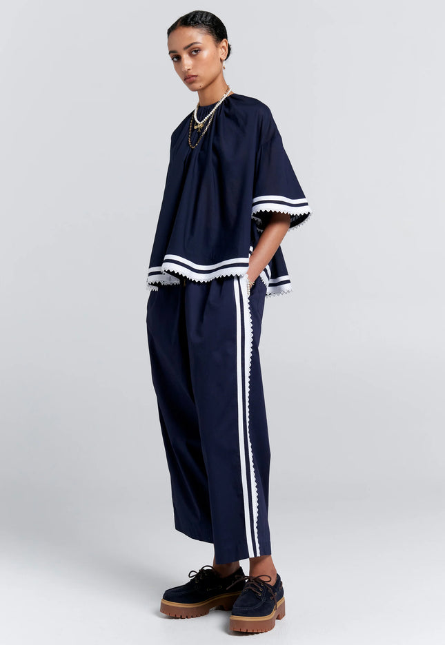 Karen Walker Boat Pants - Navy