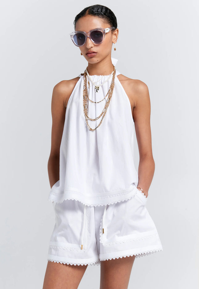 Karen Walker Scout Shorts - White