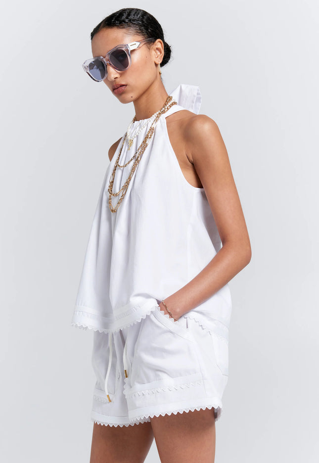 Karen Walker Scout Shorts - White