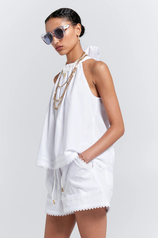 Karen Walker Scout Shorts - White