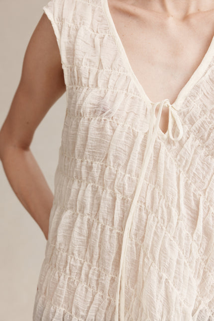 Marle Blanche Top - Ivory