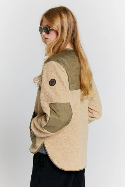 Karen Walker Venture Jacket - Natural/Herb Green