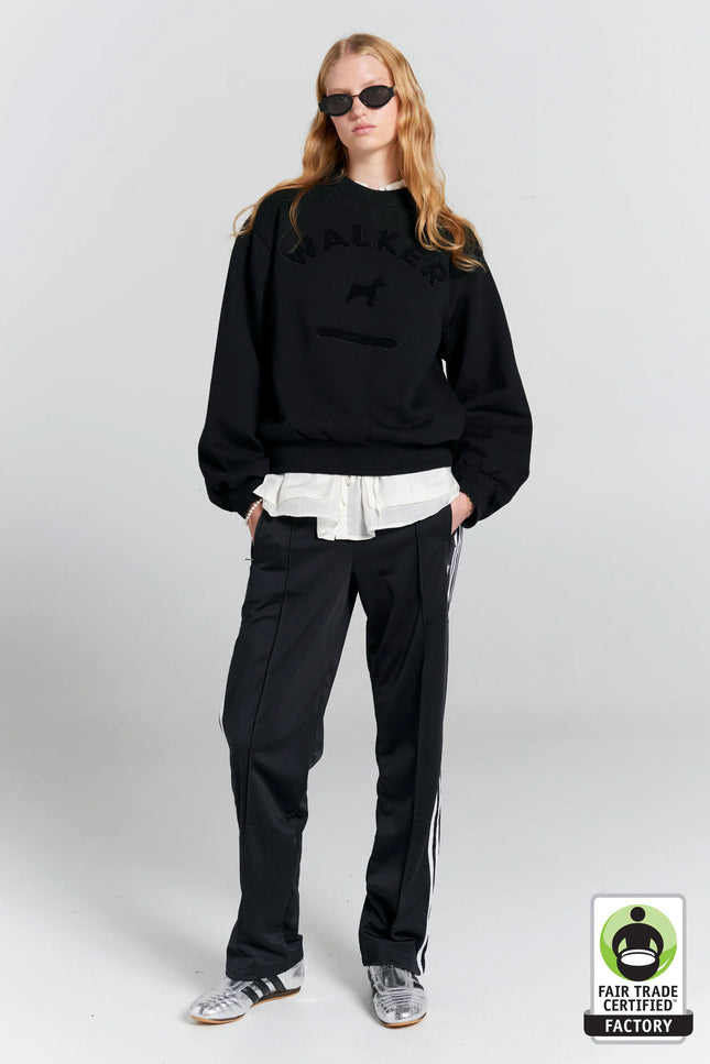 Karen Walker Walker Crewneck Sweatshirt - Black
