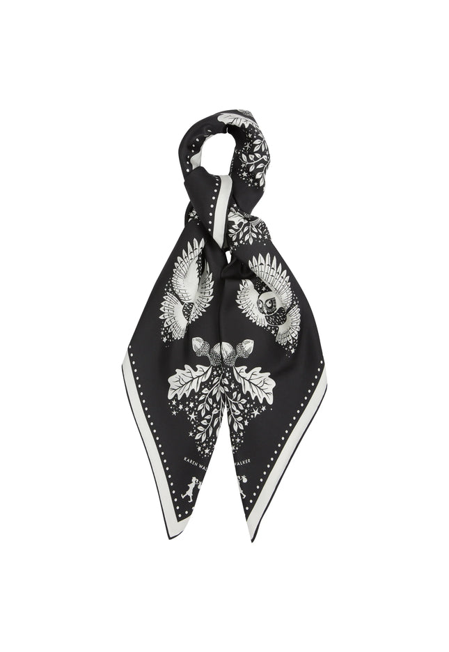 Karen Walker Night Owl Classic Scarf - Black