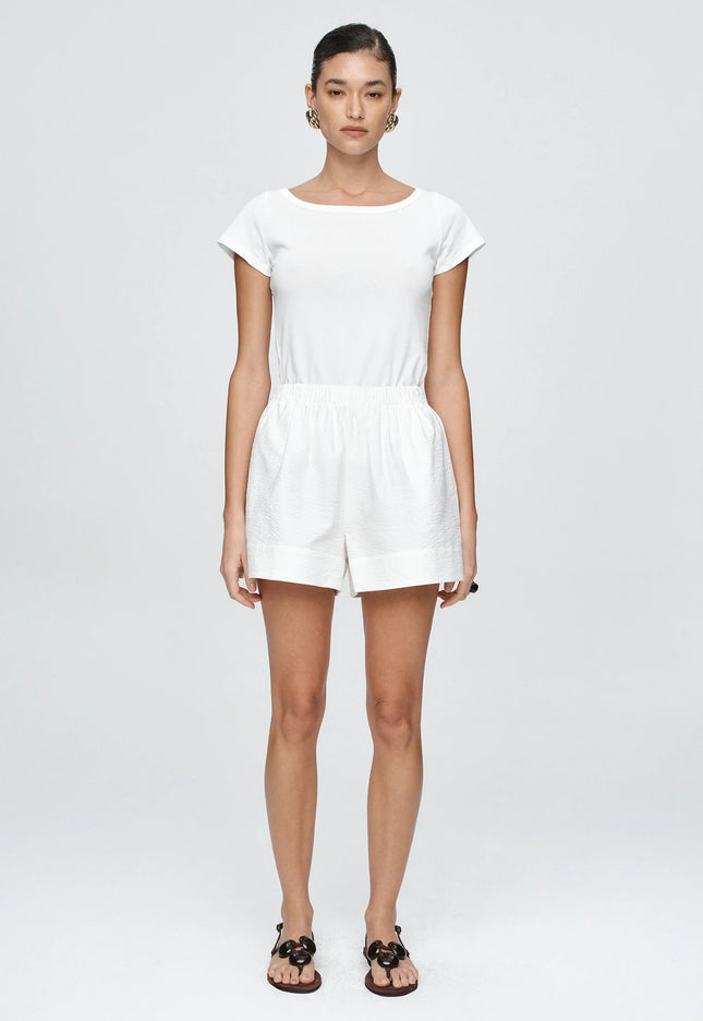 Marle Alisa Short - Cotton - Blanc