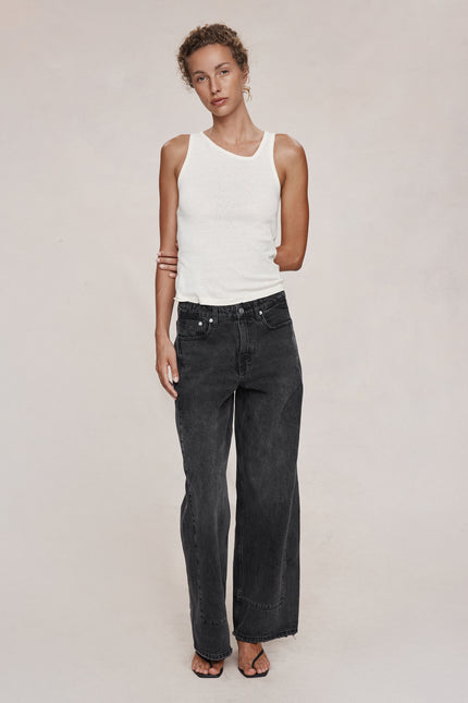 Marle Border Jean - Faded Black