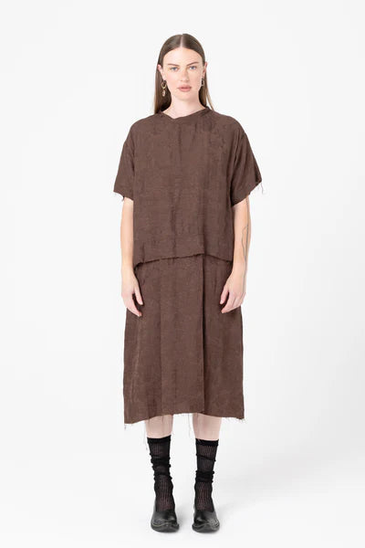 Company of Strangers Extension Dress - Cacao Jaquard