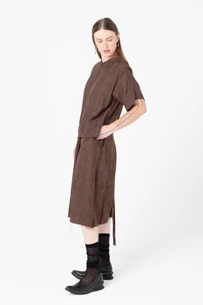Company of Strangers Extension Dress - Cacao Jaquard