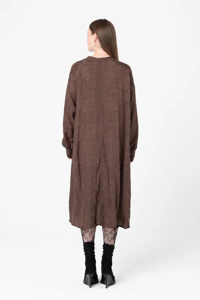 Company of Strangers Mingle Dress - Cacao Jaquard