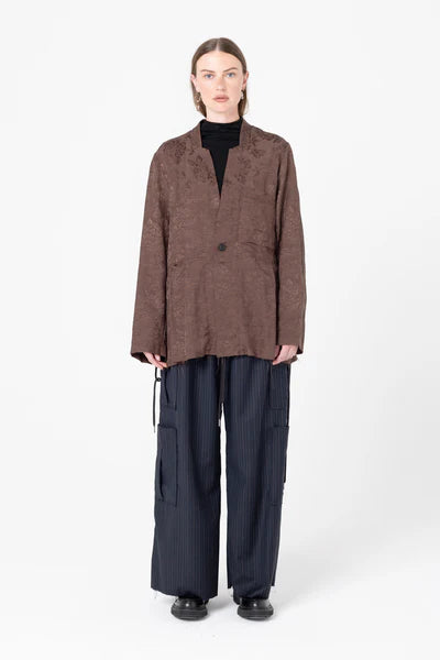 Company of Strangers Hotel Jacket - Cacao Jaquard