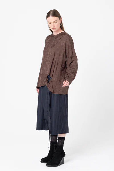 Company of Strangers Tangle Sweater - Cacao Jaquard