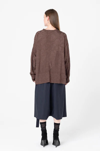 Company of Strangers Tangle Sweater - Cacao Jaquard