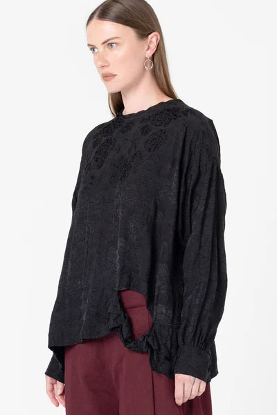 Company of Strangers Tangle Sweater - Black Jaquard