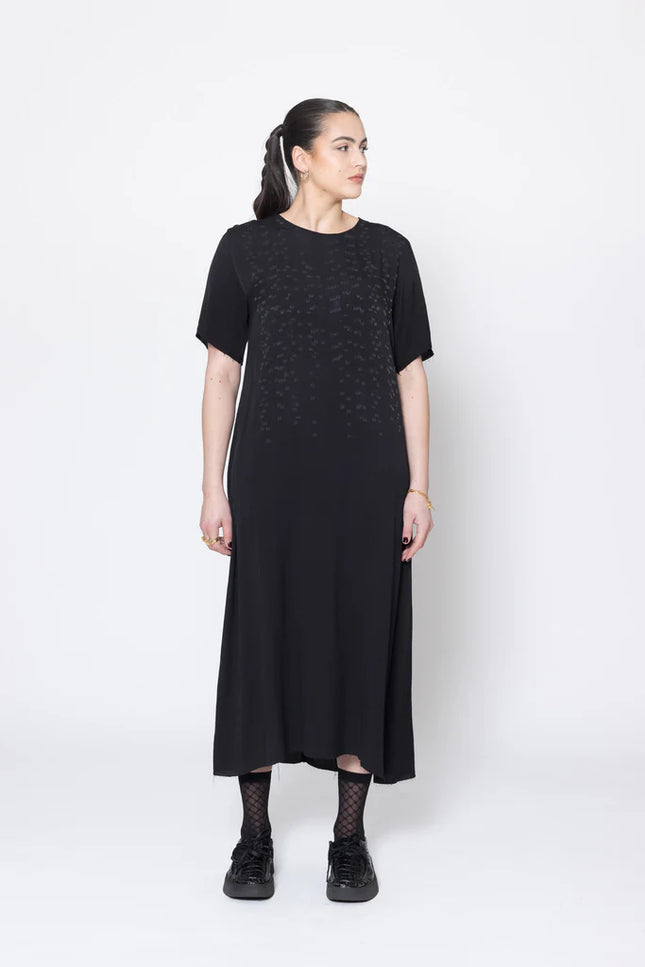 Company Of Strangers Alters Dress - Black Scatter