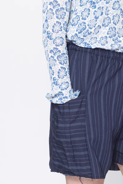 Company Of Strangers Persona Shorts - Navy Stripe