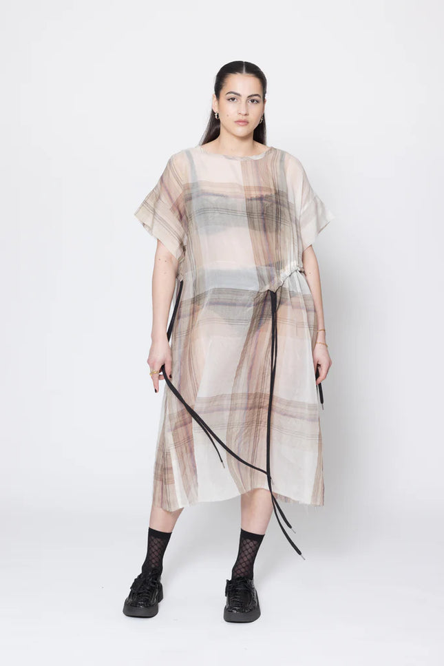 Company of Strangers Borderline Dress - Coco Plaid