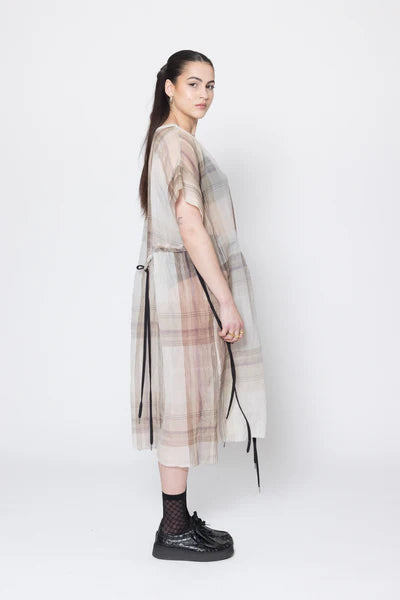 Company of Strangers Borderline Dress - Coco Plaid