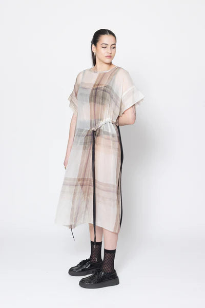 Company of Strangers Borderline Dress - Coco Plaid