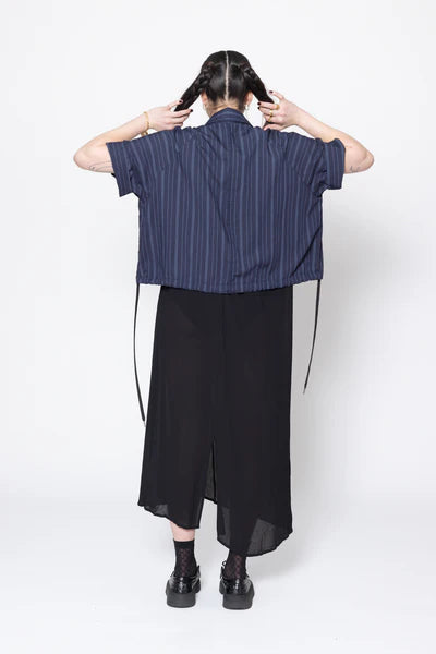Company Of Strangers Admiration Shirt - Navy Stripe
