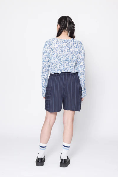 Company Of Strangers Persona Shorts - Navy Stripe